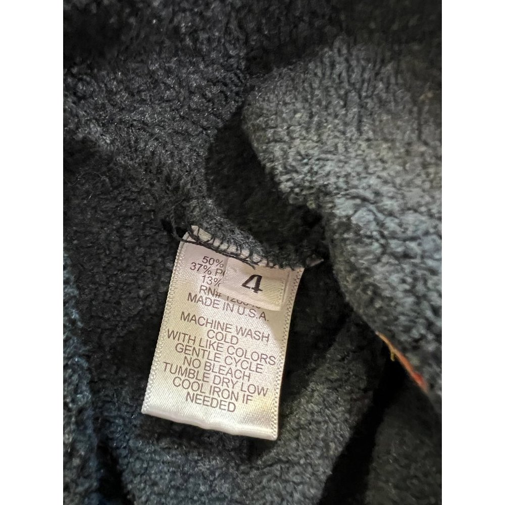 Aviator Nation Kids North Shore Zip Hoodie in Vintage Charcoal - Picture 6 of 6